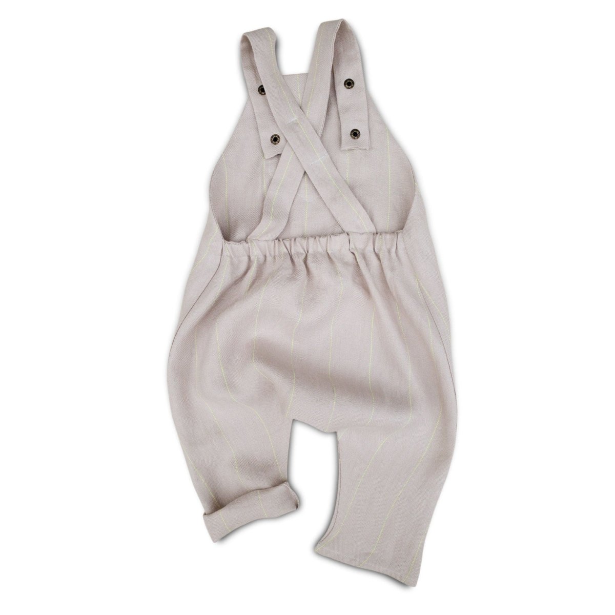 Desert Neon Stripe Linen Romper - Beya MadeROMPER
