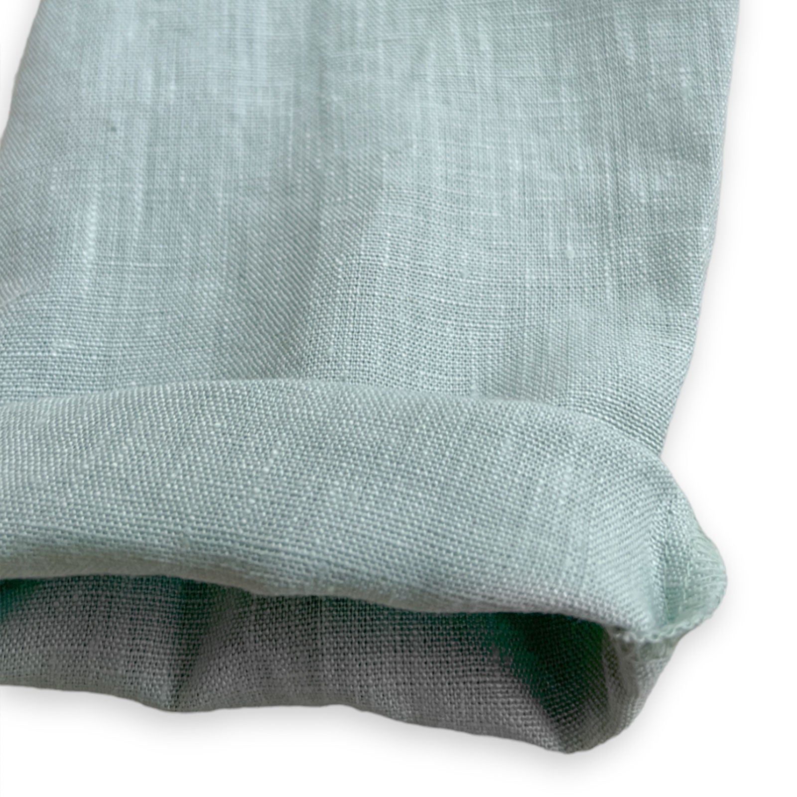 2T Daydream Blue-Green Linen Romper SAMPLE