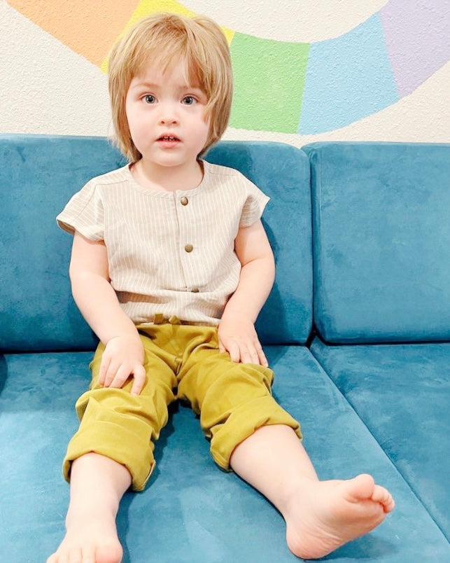2T Good Vibes Green Pants SAMPLE