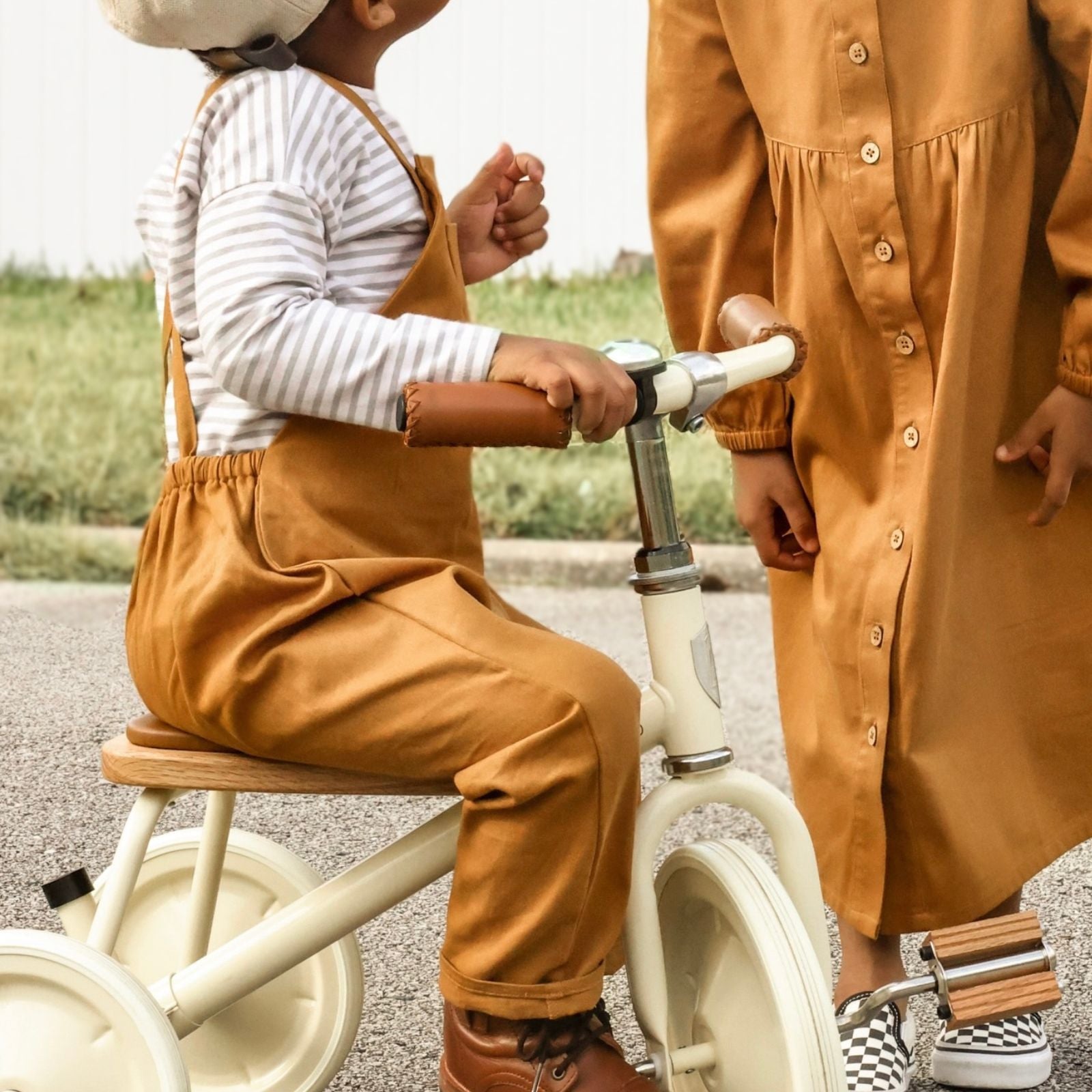 Organic Acorn Twill Overalls