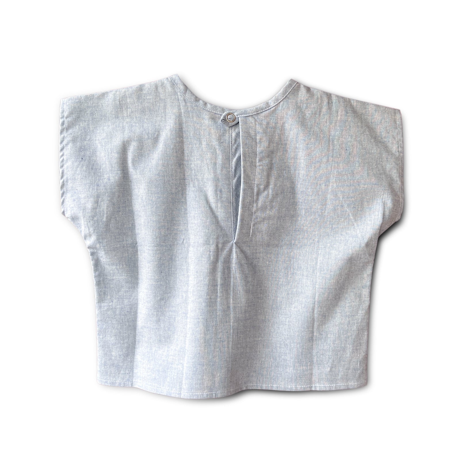 Light Chambray Pocket Top