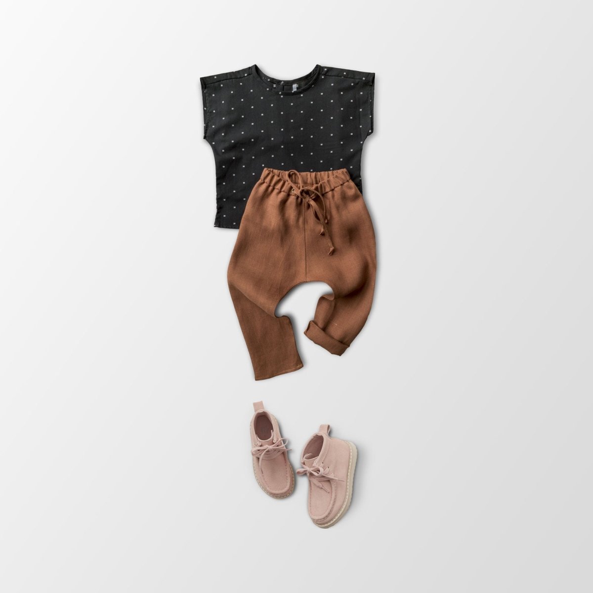 Black & White Dot Top - Beya MadeTOP