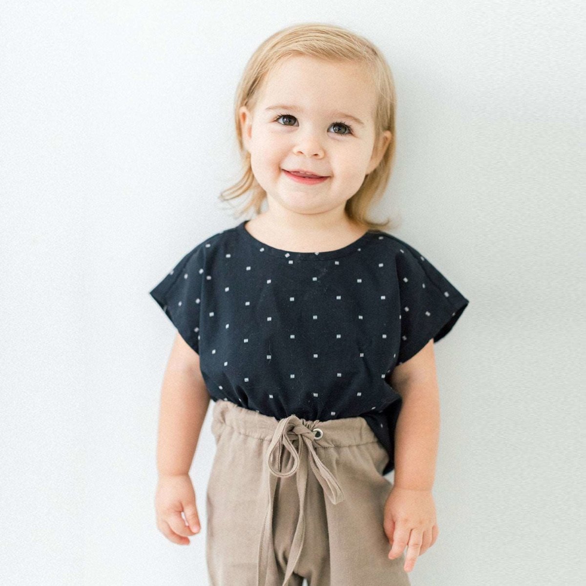 Black & White Dot Top - Beya MadeTOP