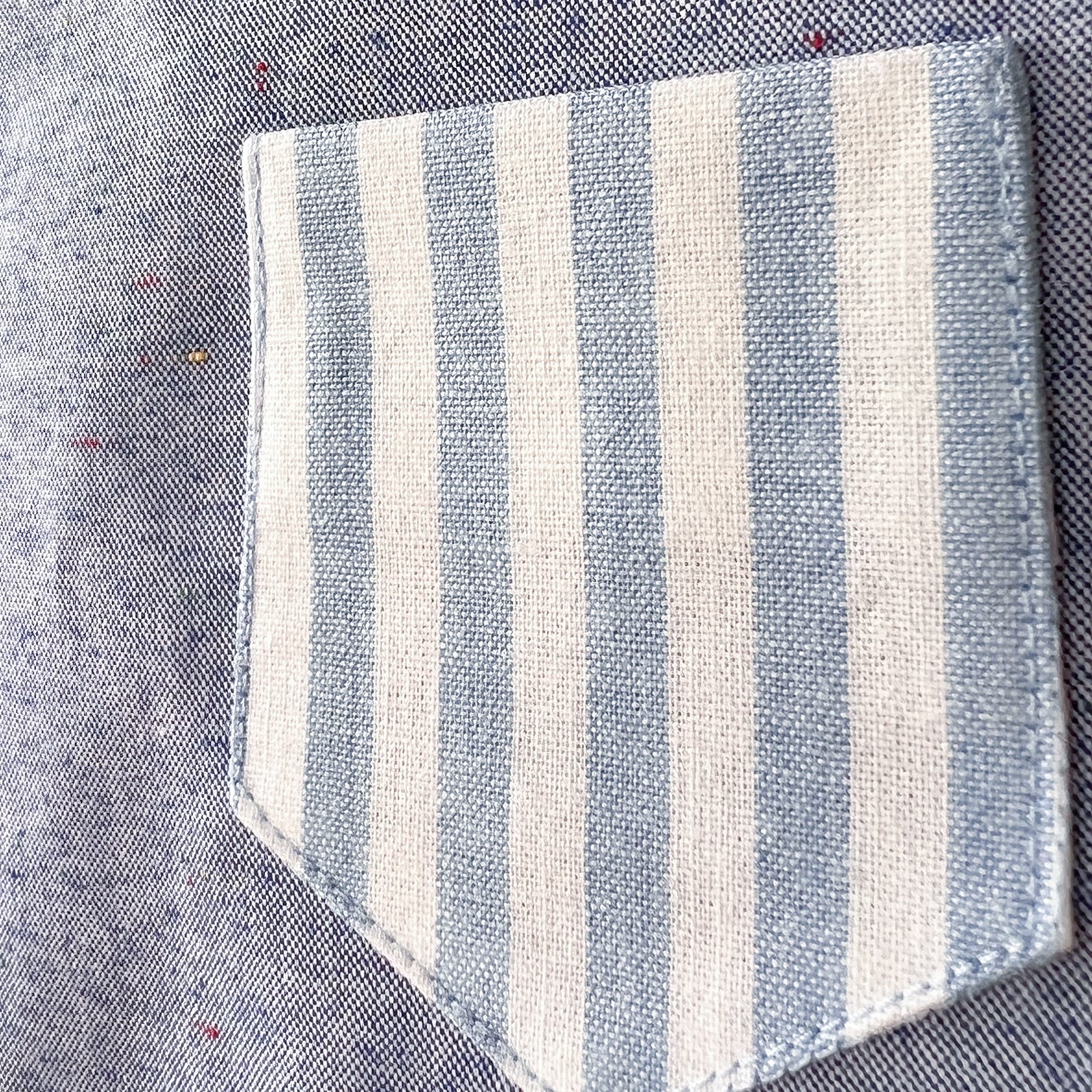 3m Chambray Pocket Top SAMPLE