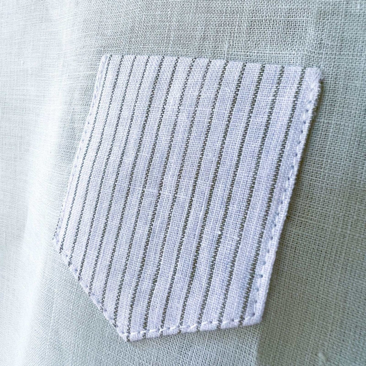 Misty Meadow Green Linen Top - Beya MadeTOP