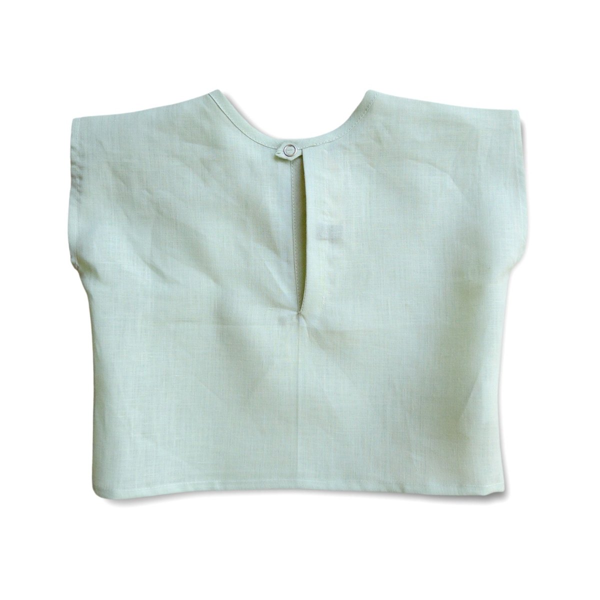 Misty Meadow Green Linen Top - Beya MadeTOP