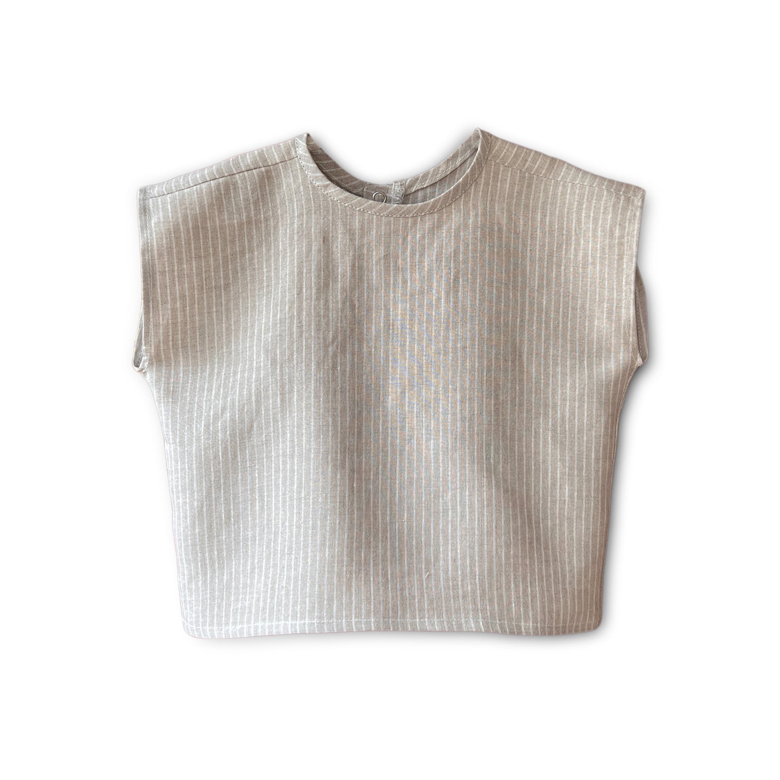 Pebble Stripe Linen Top