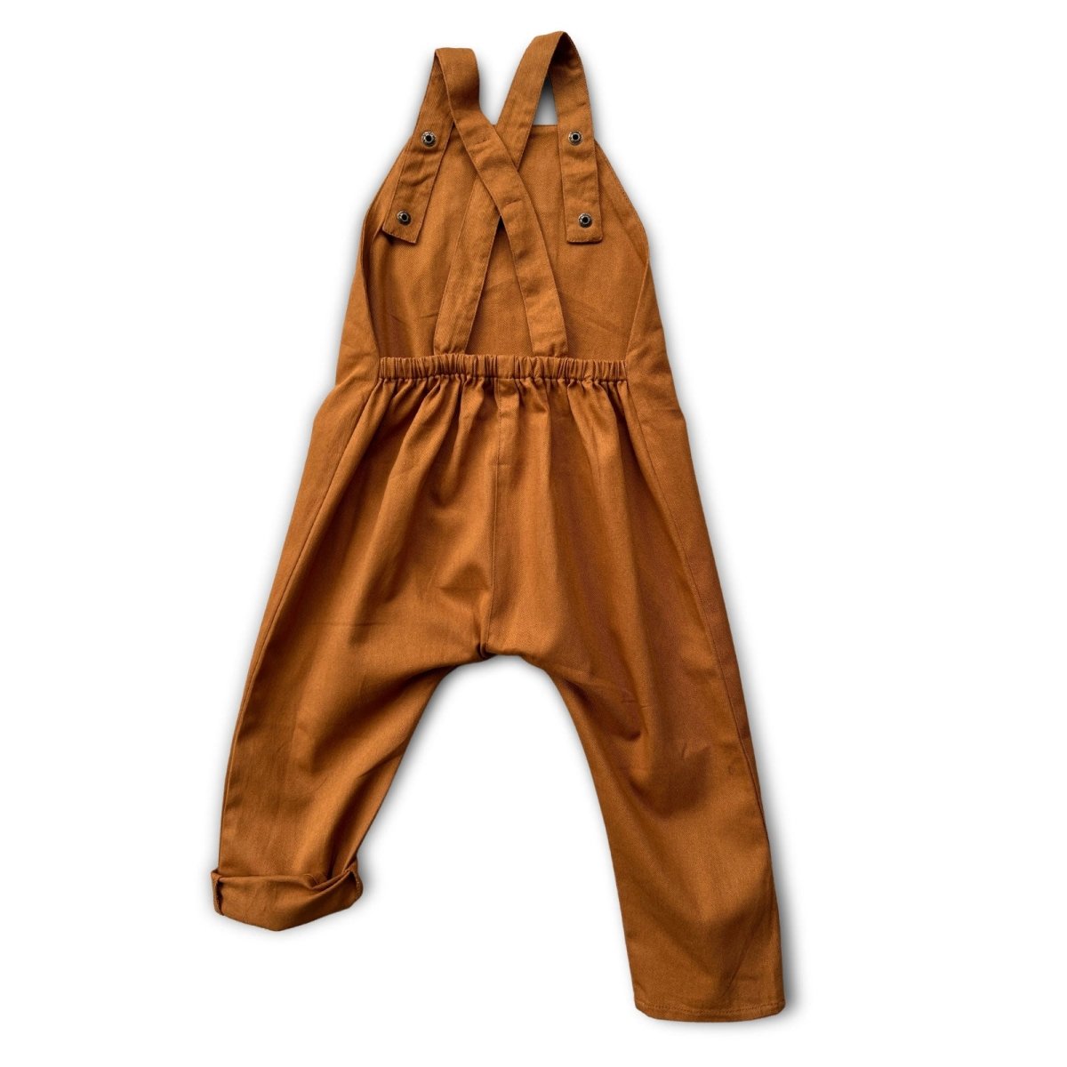 Organic Acorn Twill Overalls - Beya MadeROMPER