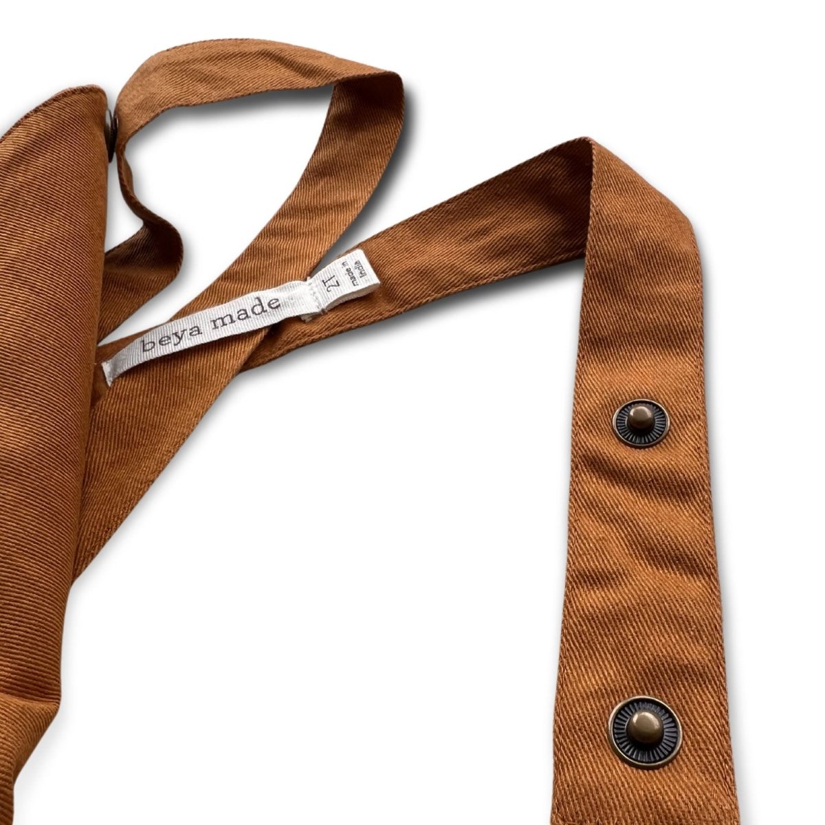 Organic Acorn Twill Overalls - Beya MadeROMPER