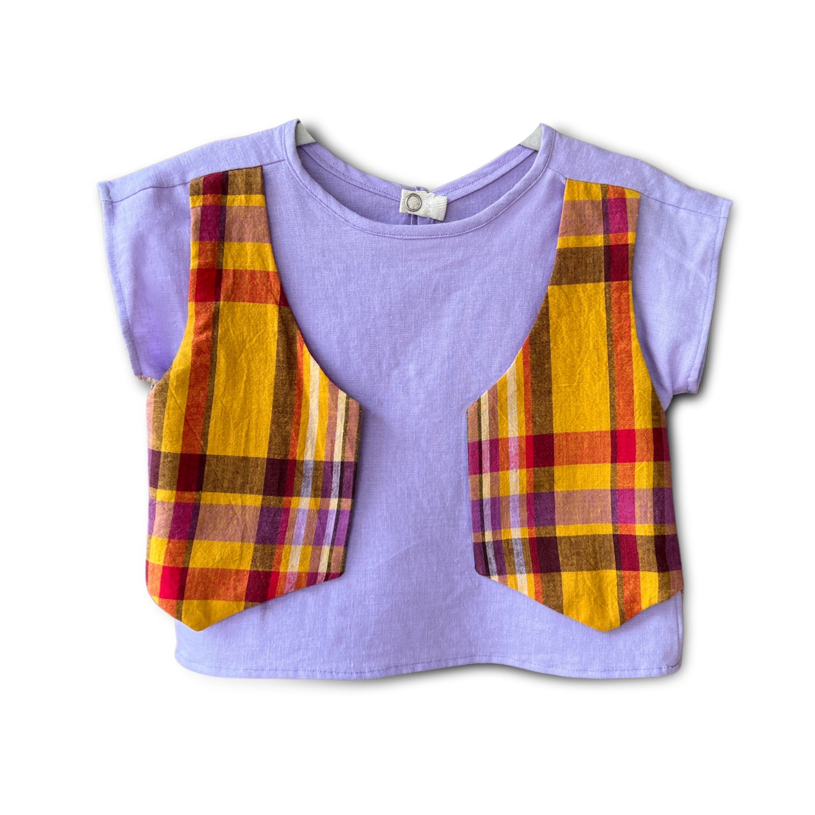 18M OOAK Lavender Vest SAMPLE