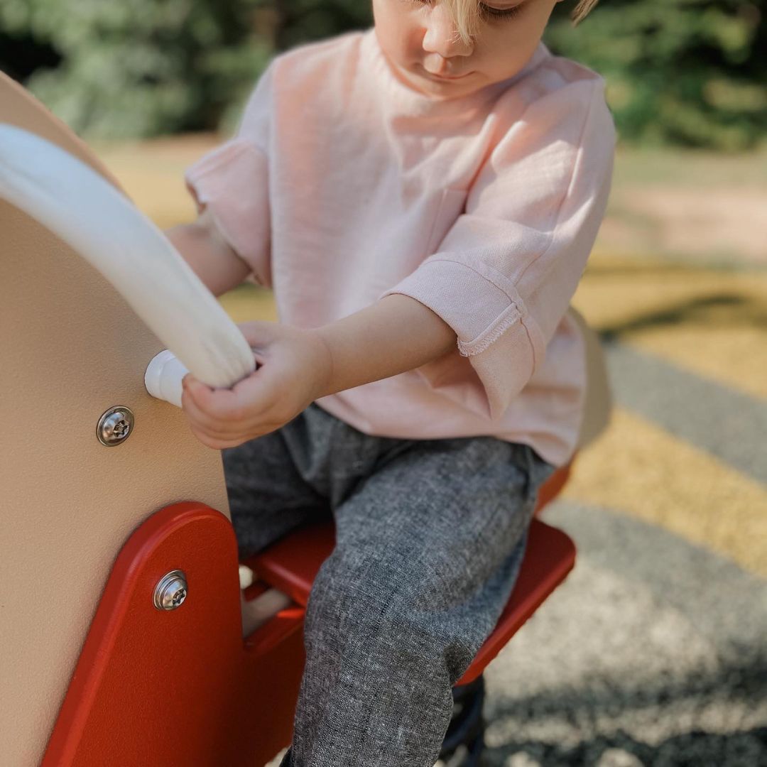 Alyssum Pink Organic Cotton Pocket Top