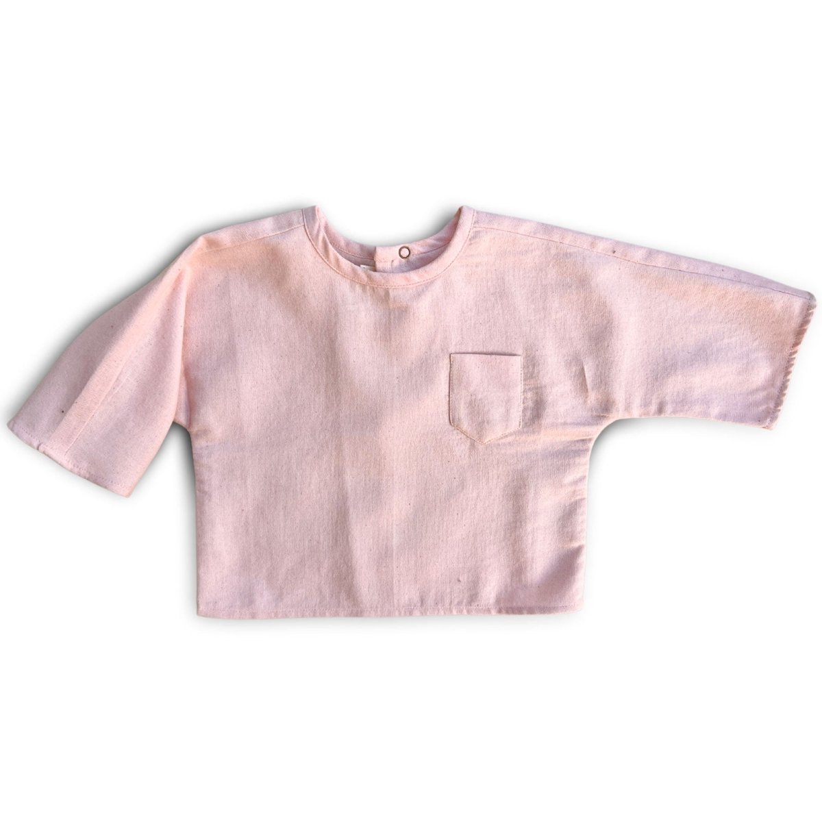 Alyssum Pink Organic Cotton Pocket Top - Beya MadeTOP