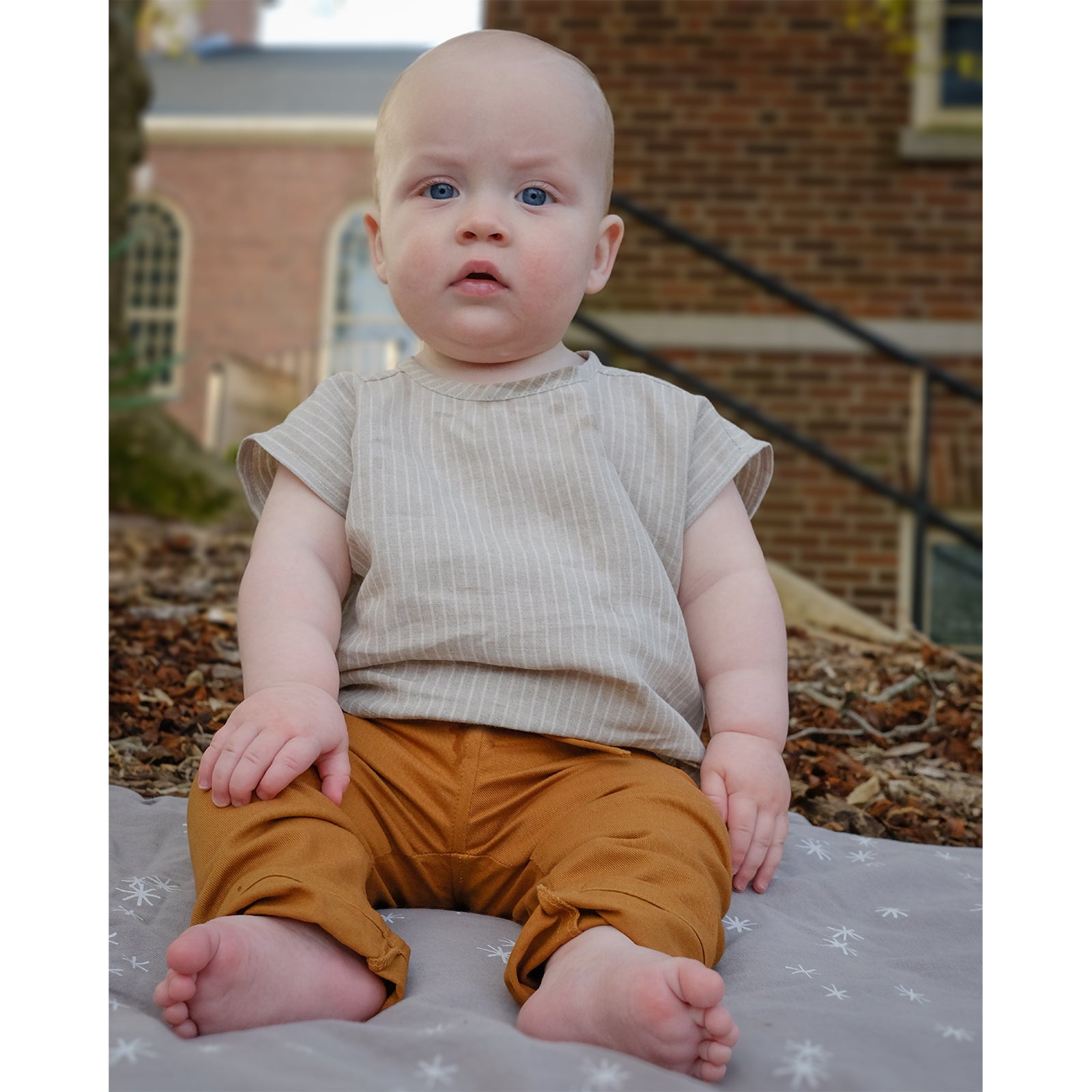 12m Organic Acorn Twill Pants