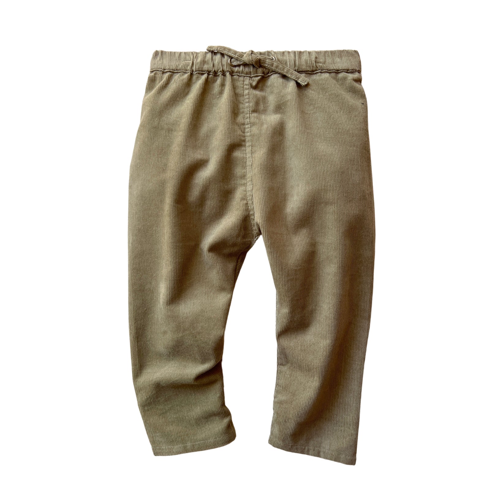 2T Scout Green Organic Corduroy Pants