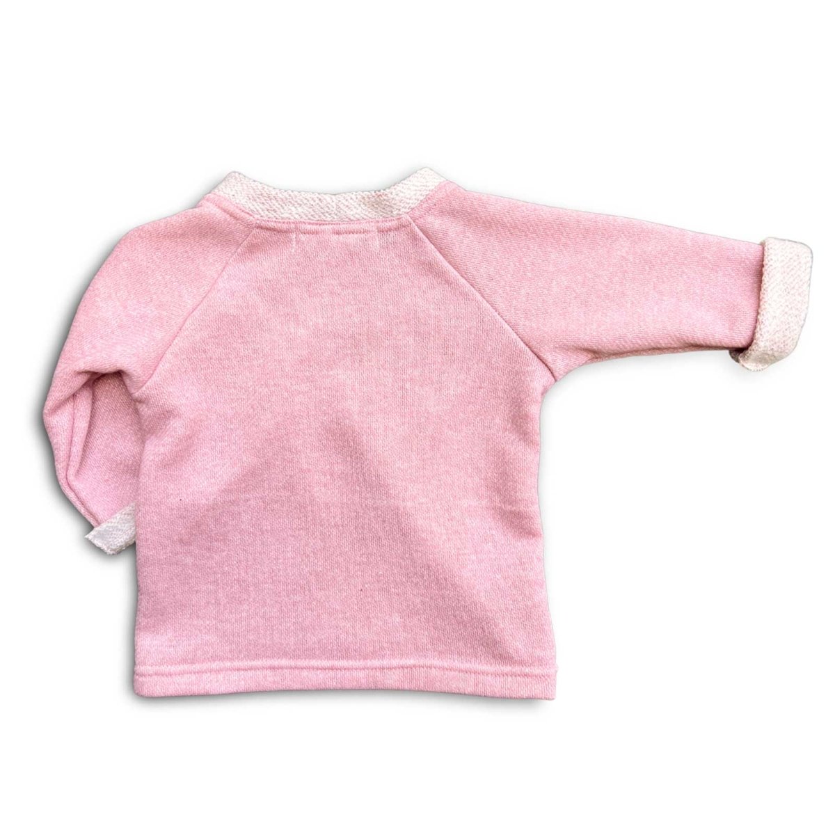 Macaron Pink Raglan Sweatshirt - Beya MadeTOP