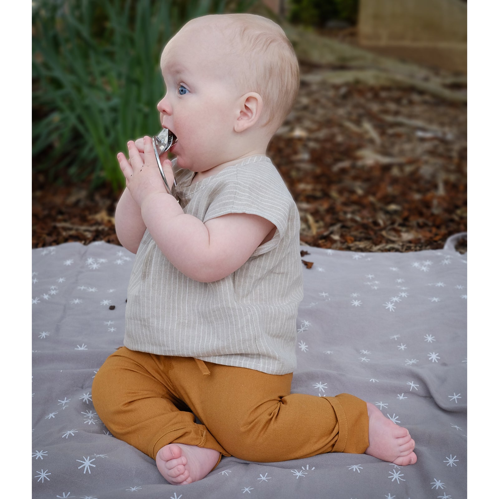 12m Organic Acorn Twill Pants