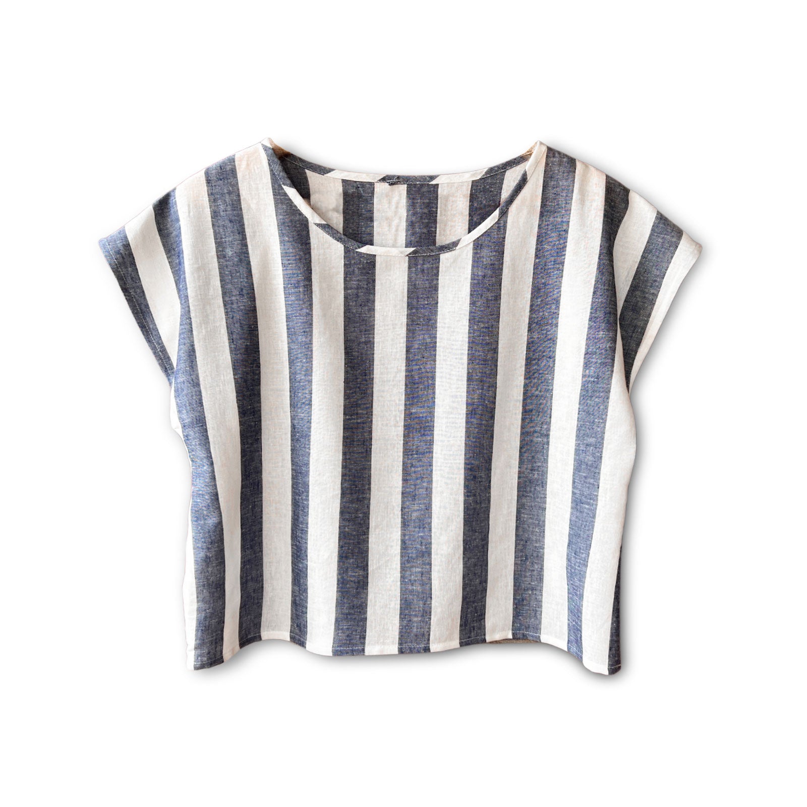 Beya Made for Mama Linen Top - Paddington Stripe