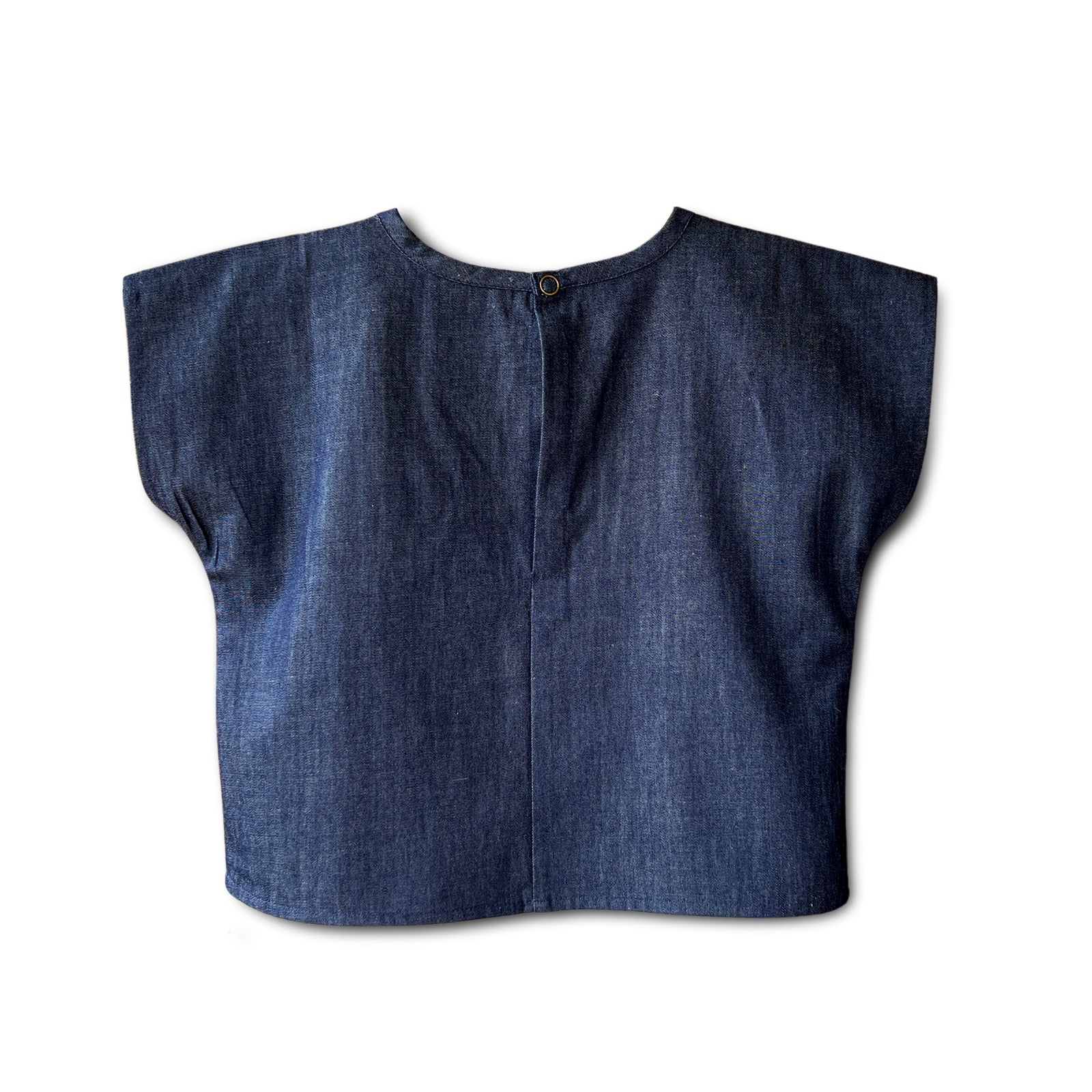 Leeward Blue Pocket Top