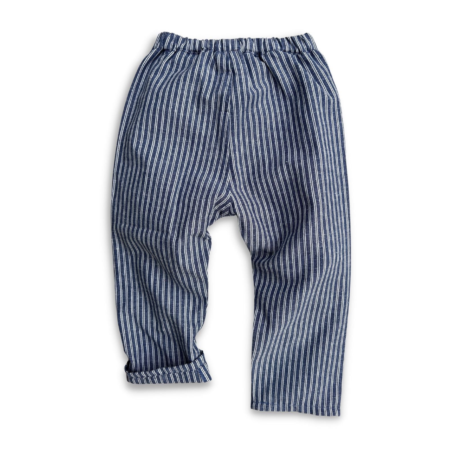 Blue Engineer Stripe Pants