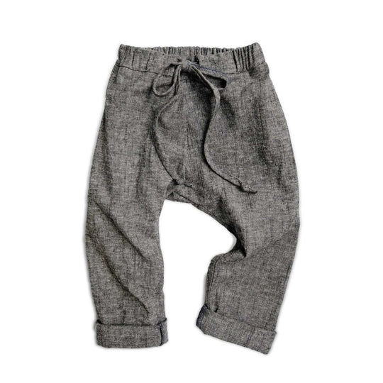 Charcoal Chambray Pants - Beya MadePANTS