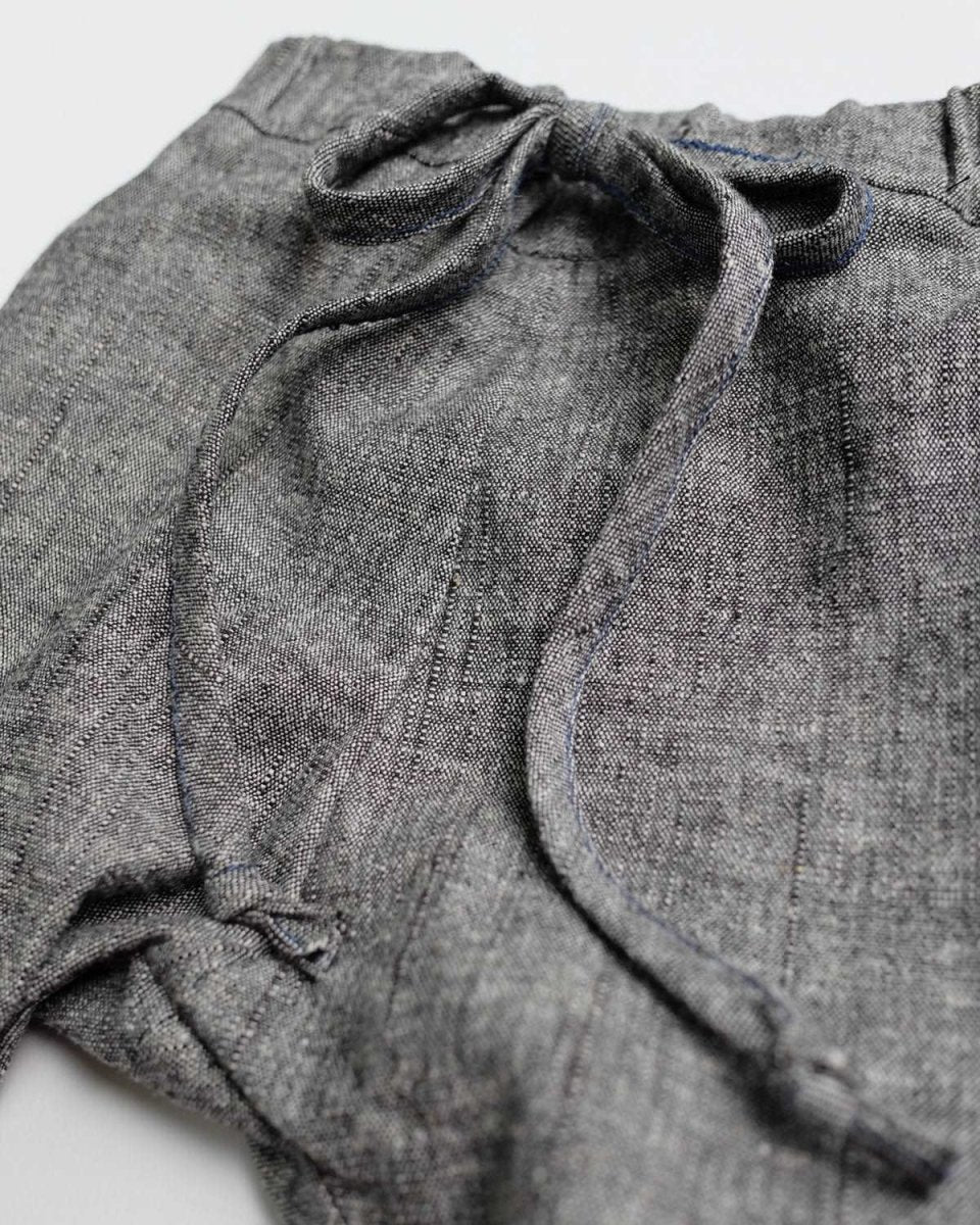 Charcoal Chambray Pants SAMPLE - Beya MadePANTS