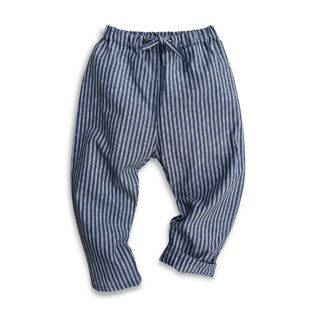 Blue Engineer Stripe Pants