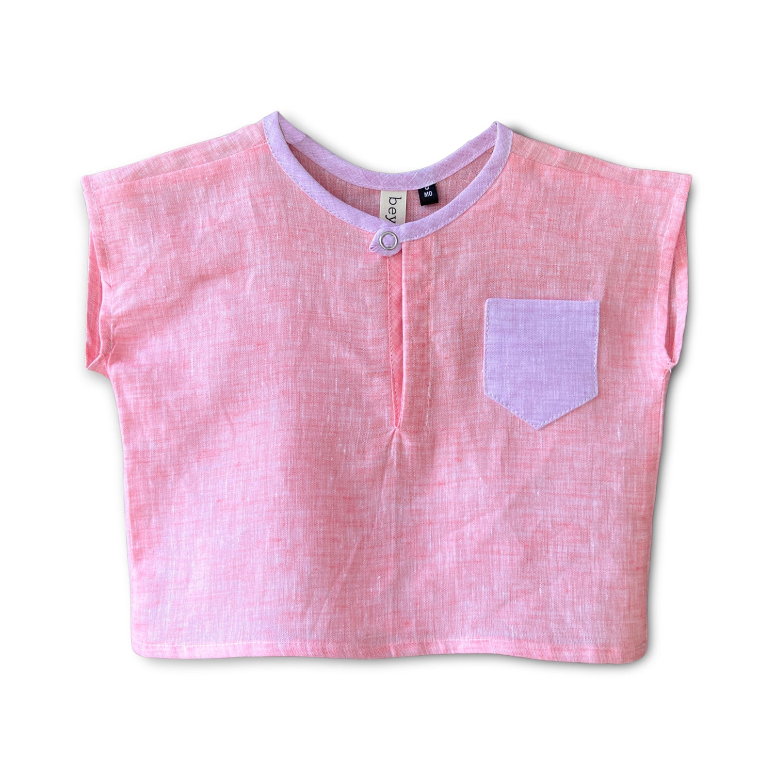 6m OOPS! Cotton Candy Linen Henley