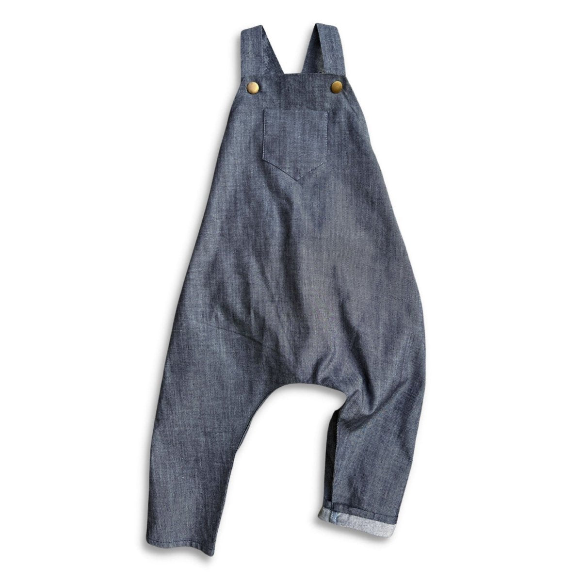 Denim Grow with Me Overalls - Beya MadeROMPER