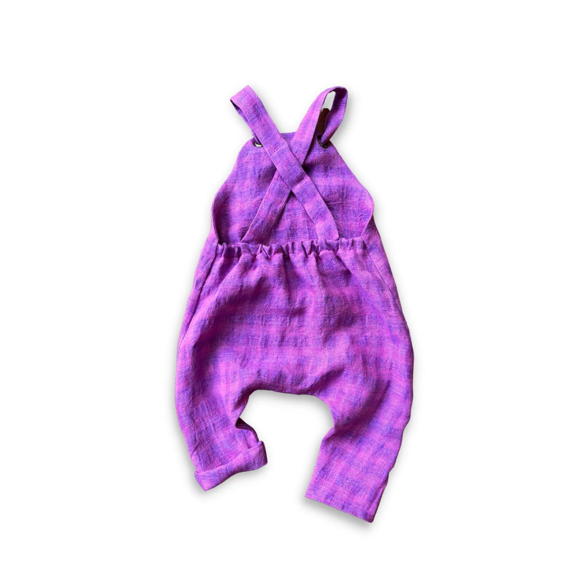 LIMITED EDITION Mystic Plum Linen Romper - Beya MadeROMPER