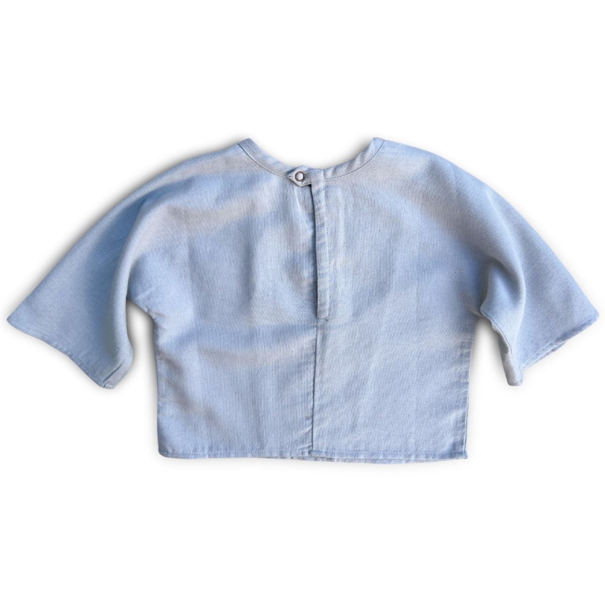 Moonmist Blue Organic Cotton Pocket Top - Beya MadeTOP