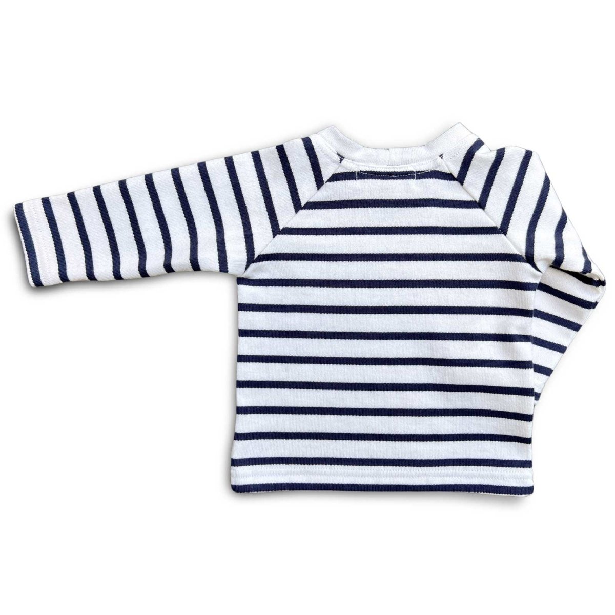 Nautical Stripe Raglan Sweatshirt - Beya MadeTOP