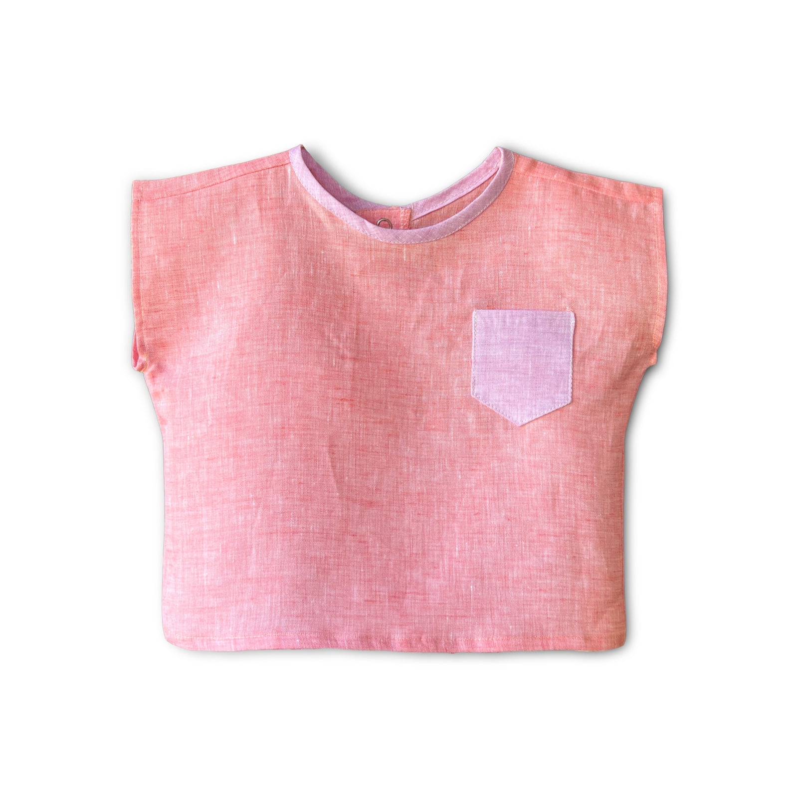 Cotton candy Linen Top