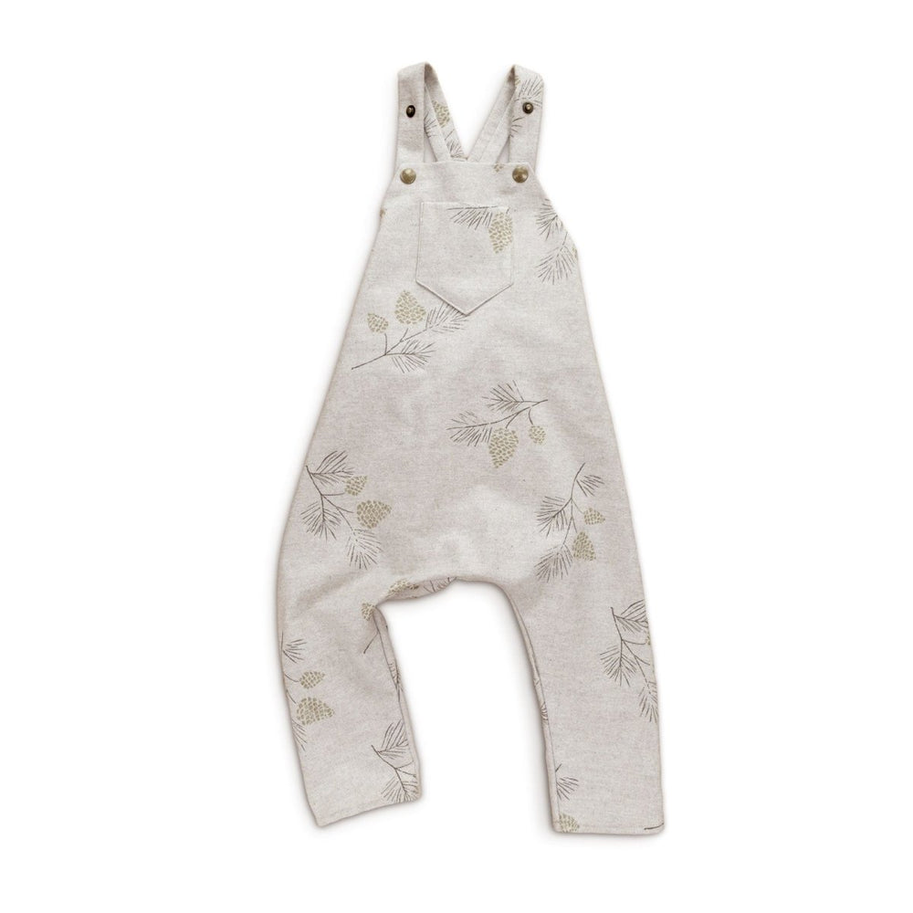 Woodland Print Flannel Baby Romper